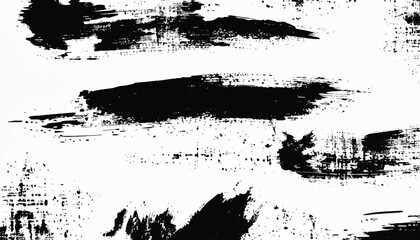 Black ink paint stroke background. Brush paint stroke background. Vector black paint  ink brush stroke  brush or texture. Grunge texture for background.