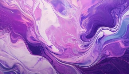 Obraz premium fluid abstract purple marble texture for wall art, background, or digital design with soft violet and magenta swirls