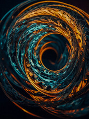 Abstract swirls for New Year celebrations.