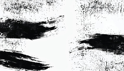 Black ink paint stroke background. Brush paint stroke background. Vector black paint  ink brush stroke  brush or texture. Grunge texture for background.