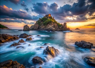 Long Exposure Photography: Serene Cerboli Island, Tuscan Archipelago, Italy