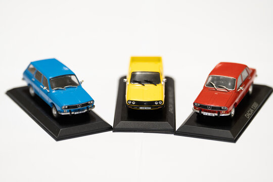 Bucharest Romania 9 February 2025 Dacia 1300  is a medium-sized family car based on the Renault 12 that was built during the Cold War by Romanian auto maker Dacia. model car for collectors.