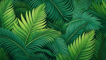 green leaves background