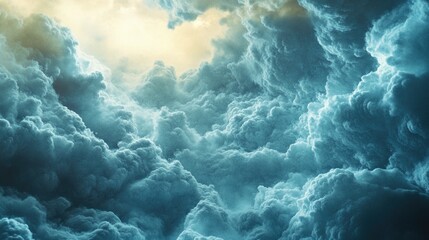 Dark, cloudy sky with heavy clouds suggesting an impending storm.