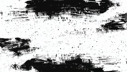 Black ink paint stroke background. Brush paint stroke background. Vector black paint, ink brush stroke, brush or texture. Grunge texture for background. 