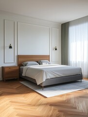 Modern bedroom design contemporary home interior photography cozy atmosphere natural light minimalist aesthetic