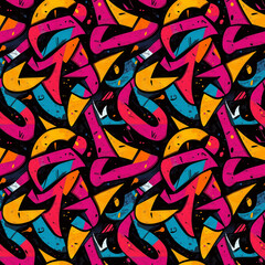 seamless graffiti wall texture