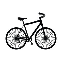 Obraz premium bike & cycle vector silhouette illustration.