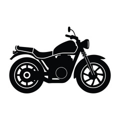 Fototapeta premium Motorcycle Silhouette Vector Illustration, bike.