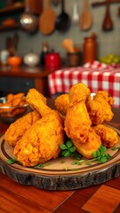 fried chicken on a plate
