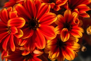 Fototapeta premium Bouquet of beautiful flowers on color background 