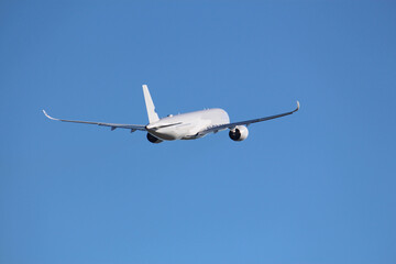 airplane in the sky