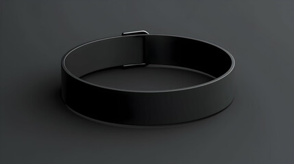 A sleek black round gift box with a premium finish, suitable for gift packaging and storage.