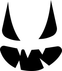 Halloween face icon.Cute Halloween pumpkin faces.Scary Pumpkin Face SVG Bundle, Pumpkin Face Clipart.spooky jack o lantern faces, carved pumpkins, scary expressions, Halloween decoration.
