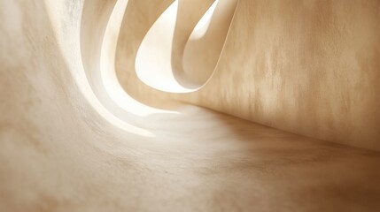 Create a 3d rendered beige background