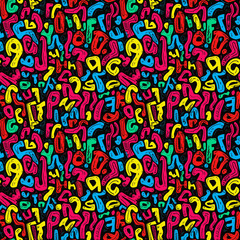 seamless graffiti wall texture