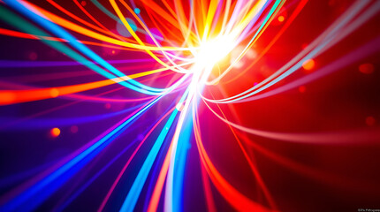 Fototapeta premium abstract background with lights