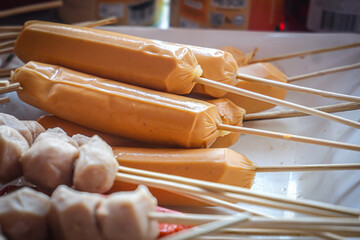 Frozen food variants of grilled street food