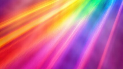 Obraz premium A vibrant, colorful abstract background featuring rainbow hues and soft gradients.