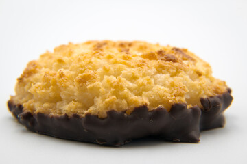 Coconut cake, sweet delicacy, food.
