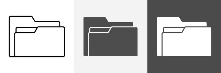 Folder Icon set vector art