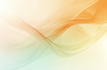 Naklejka premium Colorful pastel background in soft pink, blue, and yellow hues, featuring ethereal smoke swirls and glowing light effects, creating a dreamy and soothing atmosphere with a light, airy fee