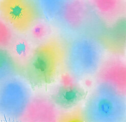 abstract watercolor background with watercolor splashes