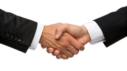 Businessman's shaking Hands for Agreement or Deals