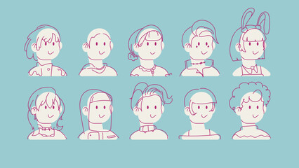 character human cartoon set 05