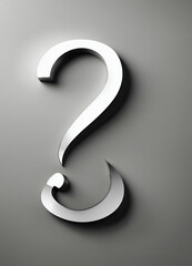 Naklejka premium 3d silver number 1