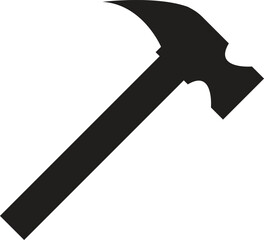 Hammer icon tool free vector the file
