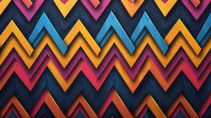 Set of seamless vector repeat patter tiles, narrow chevron, great for backgrounds, scrapbook, textile
