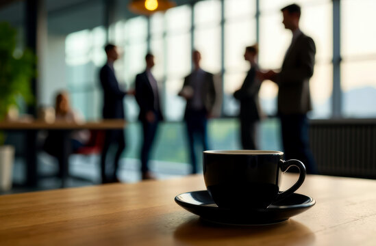 The black coffee cups