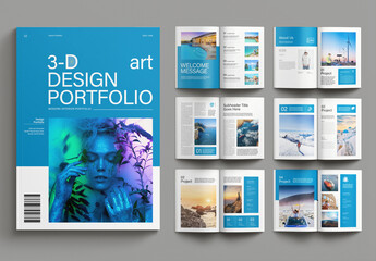 Modern Interior Portfolio Layout