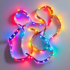Creative LED Strip Lights Arrangement for Stunning Ambiance
