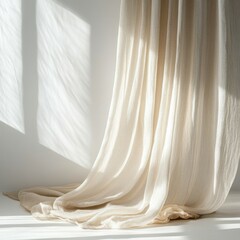 Elegant Minimalist Curtain in Light Fabric