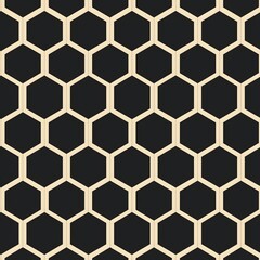 Obraz premium Geometric Honeycomb Pattern Decal Design with Modern Hexagonal Structure Perfect for Wall Window Door Sticker Vinyl Cut Contemporary Abstract Graphics Network