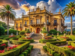 Sicilian Villa Palagonia: Baroque Architecture, Bagheria, Italy