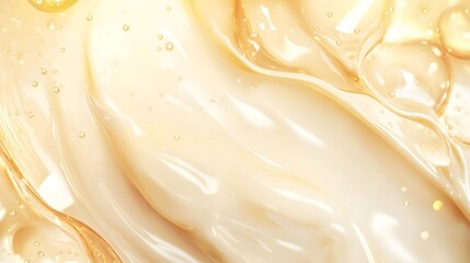 Creamy smooth and luxurious milk or yogurt dessert texture with elegant flowing liquid and glossy splatter abstract background  Organic natural and gourmet dairy product with a delicate soothing