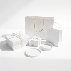 white gift bag