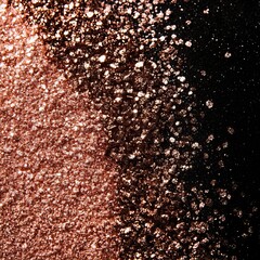 A macro shot of shimmering, crushed powder 