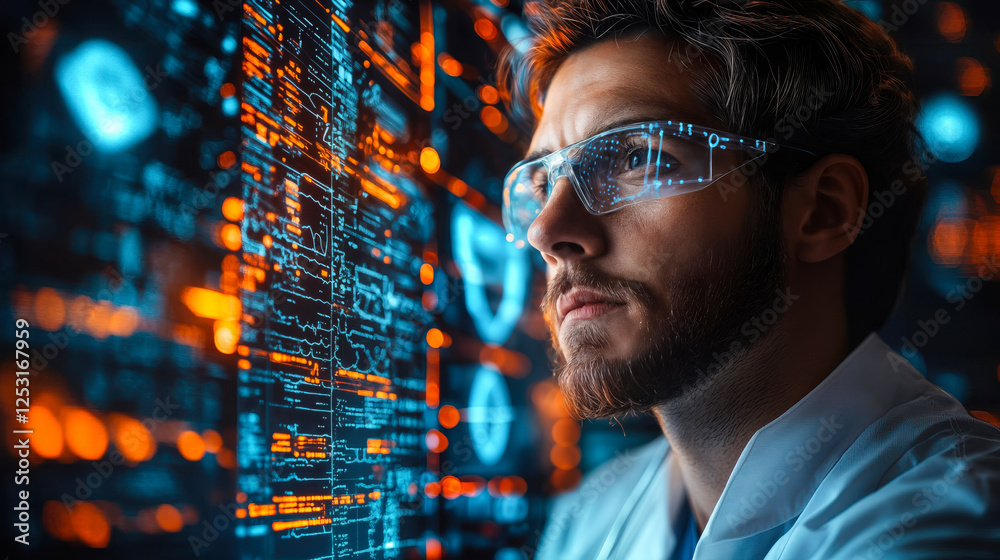 Poster advanced data security professional using hipaa-compliant ai tools for secure patient information ma