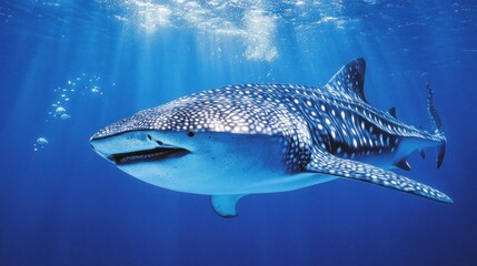 Majestic Whale Shark Underwater