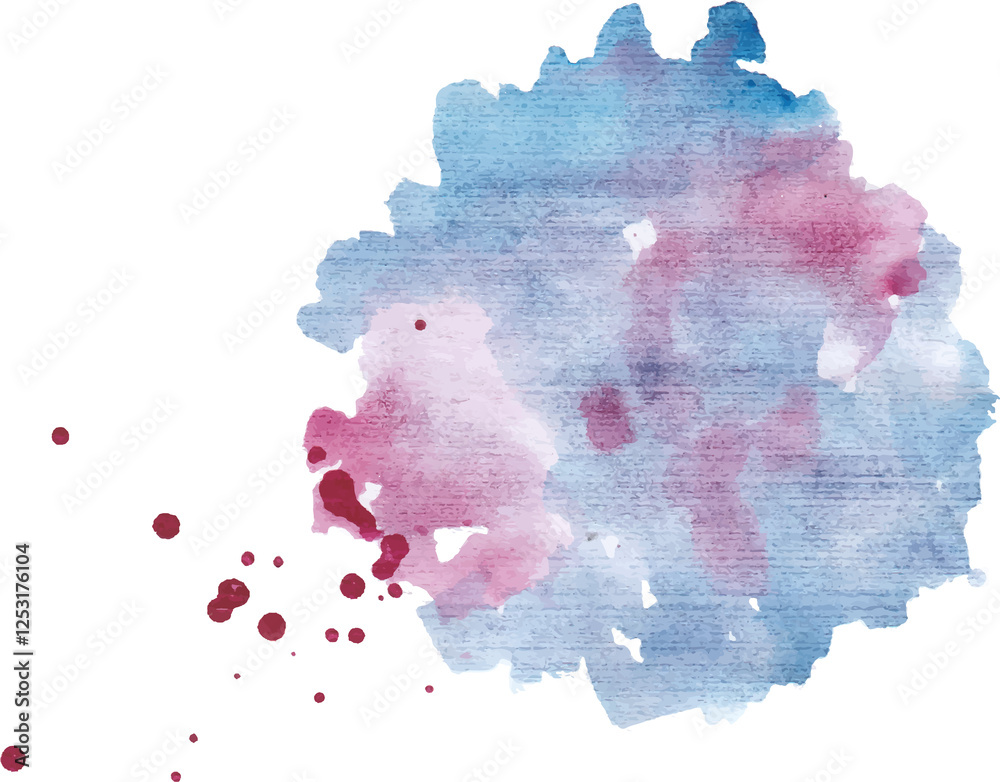 Poster abstract blending watercolor for design element