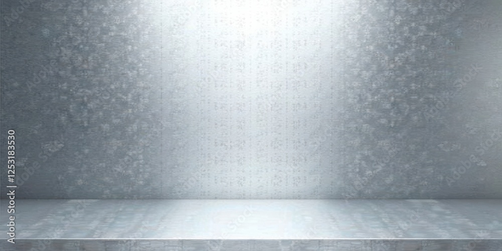 Aufkleber Illuminated Steel Surface with Subtle Texture Ideal for Product Displays and Minimalist Designs
