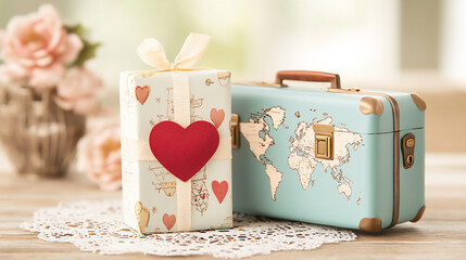  map print chocolates