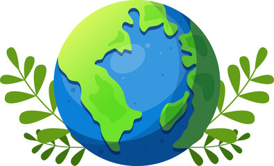 Earth Day Illustration