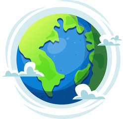 Earth Day Illustration