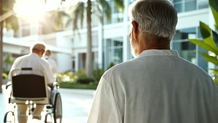 Patient Leaving Hospital With Hopeful Smile