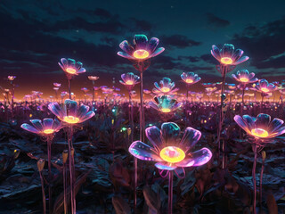 Digital Future Flowers